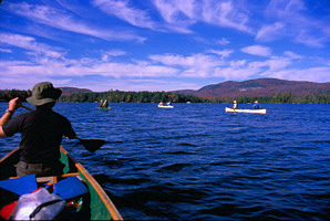 Blue Mt. Lake from Lake Durant